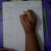 DSP Convolution Tabular Method