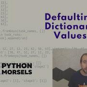 Значения по умолчанию в словаре в Python