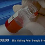 Slip Melting Point Sample Preparation