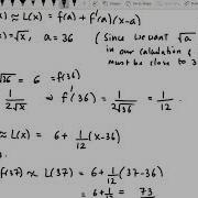 3 10 Linear Approximation Calculus I