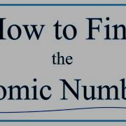 How To Find The Atomic Number For Atoms Elements