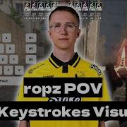 Ropz POV With Keystrokes Visualized Vitality Vs MOUZ Mirage Ep 4
