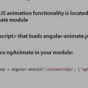 076 The NgAnimate Module