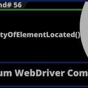 InvisibilityOfElementLocated Command Selenium WebDriver