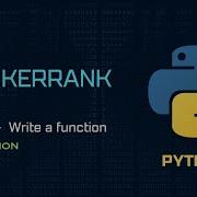 06 Write A Function HackerRank Python Solutions Codescoot