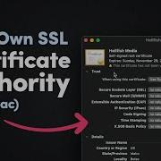 Create Your Own SSL Certificate Authority For Local HTTPS Development On A Mac