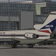 Delta Flight 1141 2D Crash Animation