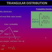 Triangular Distribution Introduction Probability Distributions 91586 NCEA Level 3 Statistics