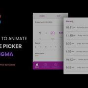 How To Animate Time Pickers In Figma Prototyping