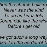 Saxon Ride Like The Wind Lyrics