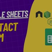 How To Build A Contact Form In Node Js And Google Sheets