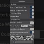How To Enable The Reference Window On IbisPaint Ibispaintx Ibispaint Tutorial Graphics