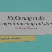 00 Java Tutorial Einführung In Die Programmierung Mit Java