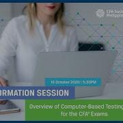 Overview Of Computer Based Testing For The CFA Exam