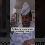 Python Programmers Reading Java Shorts Python Java