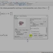 Calculus 2 M2D2 Using The Volume Tutor And Integration In Maple
