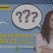 Python Programming Revision 1D Arrays For GCSE IGCSE Computer Science