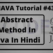 43 Abstract Method In Java In Hindi Java Tutorial In Hindi