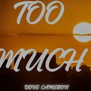 Dove Cameron Too Much Lyrics