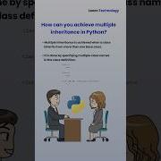 Множественное наследование в Python Вопросы для собеседования по Python Pythontutorial Pyth