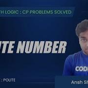 POLITE Polite Numbers Coding With Logic CP Problems Solved Simple