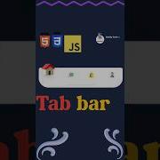 Navigation Bar Mobile View Tab Bar Using Html Css Javascript Shorts Coding
