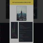 3D Hover Effect Using HTML And CSS Coding Hovereffect 3danimation