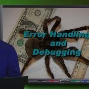 Error Handling And Debugging Lesson 10 Part 1