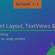 S1 E1 ConstraintLayout TextViews Buttons