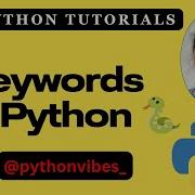What Are Keywords In Python Python Reserved Keywords Python Pythontutorial Pythonprogramming