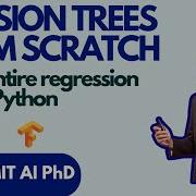 Build An Entire Regression Decision Tree In Python