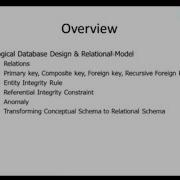 Logical Database Design And Relational Model In Database Management Systems DBMS