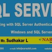 Working With SQL Server Authentication Modes Windows And SQL Server MSSQL Training