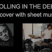 Adele Rolling In The Deep Drum Cover With Sheet Music Tab 21