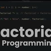 C Program To Calculate Factorial Of A Number For Loop Example In C