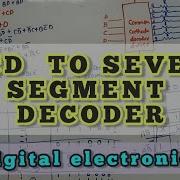 U2L5 4 BCD To Seven Segment Decoder BCD To Seven Segment Display BCD TO 7 Segment Common Cathode