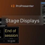 ProPresenter Stage Displays