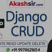Django CRUD Operation Using Python Mysql Connector