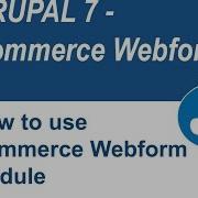 Drupal Commerce Webform