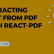 PDF Text Extraction Tutorial Using React PDF Step By Step Guide
