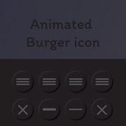 Hamburger Menu Icon Transformation Javascript Animation Css Html Animated Burger Icon