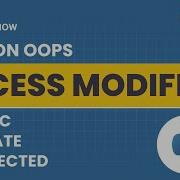 Access Modifiers In Python OOP Public Protected Private