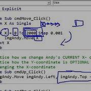 Sprites Tasks B Form1 MouseDown And C Andy Move VB6