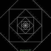 Recursive Mathematical Art Squares Within Squares Triangles Within Triangles 36 Iterations