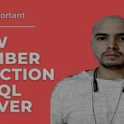 Row Number Function In SQL Server