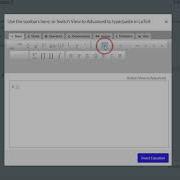 Canvas Equation Editor Instructions