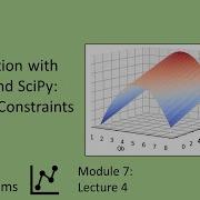 Optimization With Python And SciPy Multiple Constraints