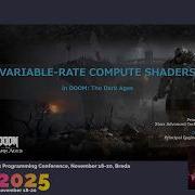 Variable Rate Compute Shaders In DOOM The Dark Ages