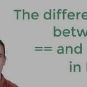 Using Equality Operators In PHP The Difference Between And