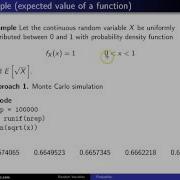 Expectation Of A Function Of A Random Variable Example 1